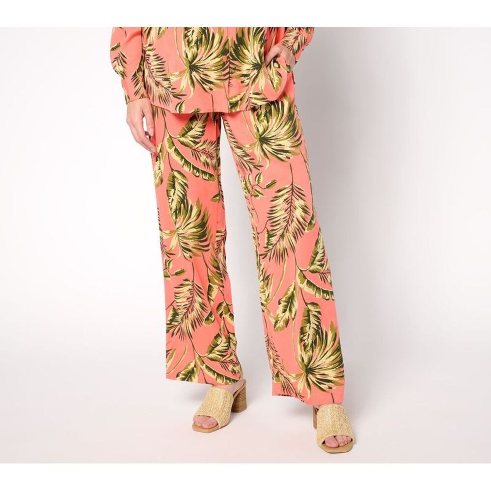 Brandis Dress Out Loud Women's Plus Sz Pants 1X Duet Multi-colored